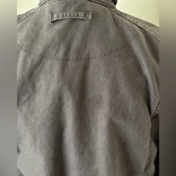 Lucky Brand Charcoal Utility Jacket Size Small - Picture 5 of 13